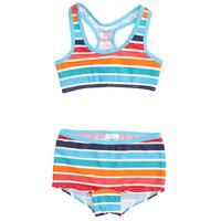 Striped Girls Bikini - Blue quality kids boys girls