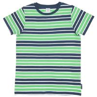 striped kids t shirt green quality kids boys girls