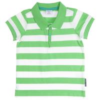 Striped Baby Polo Shirt - Green quality kids boys girls