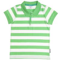 striped kids polo shirt green quality kids boys girls