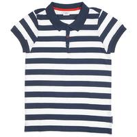 Striped Kids Polo Shirt - Blue quality kids boys girls
