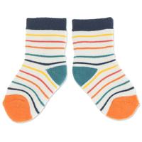 Striped Newborn Baby Socks - White quality kids boys girls