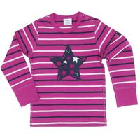 Stripes & Star Baby Top - Pink quality kids boys girls