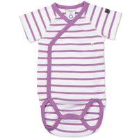 Striped Newborn Baby Bodysuit - Purple quality kids boys girls