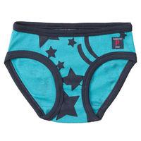 star print girls briefs turquoise quality kids boys girls