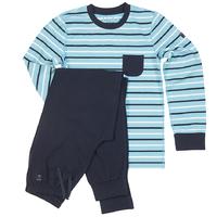 Striped Kids Pyjamas - Blue quality kids boys girls