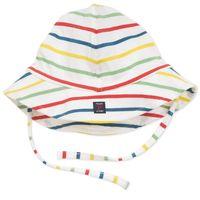 Striped Newborn Baby Hat - White quality kids boys girls