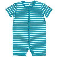 Striped All-in-one Kids Pyjamas - Blue quality kids boys girls