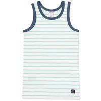Striped Kids Vest Top - Turquoise quality kids boys girls