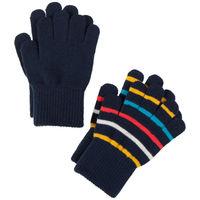 Striped Magic Baby Gloves - Blue quality kids boys girls