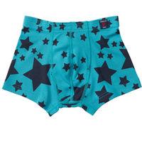 Star Print Kids Boxer Shorts - Turquoise quality kids boys girls