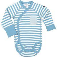 Striped Newborn Baby Bodysuit - Blue quality kids boys girls