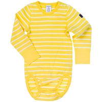 Striped Baby Bodysuit - Yellow quality kids boys girls