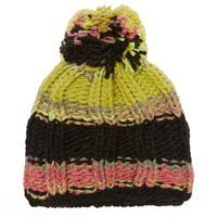 starling womens stripe bobble beanie multi