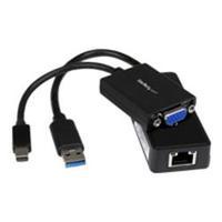 StarTech.com Lenovo ThinkPad X1 Carbon VGA and Gigabit Ethernet Adapter Kit - MDP to VGA