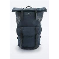 stighlorgan ronan navy rolltop backpack navy