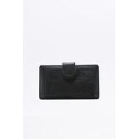 Status Anxiety Doris Black Pony Hair Wallet, BLACK