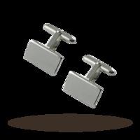 Sterling Silver Rectangular Cufflinks