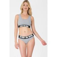 STAY IN BED CROP TOP