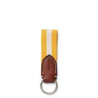 Striped Key Ring - Mango