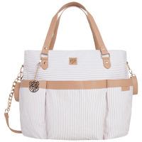 striped twill changing bag mayoral