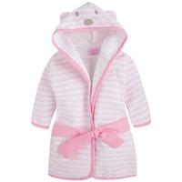 Striped teddy bear baby bathrobe Mayoral