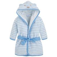 Striped teddy bear baby bathrobe Mayoral