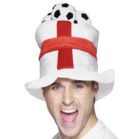 St George Topper Hat with Footballs