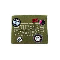 star wars wallet coin pouch 12 cm khaki