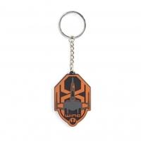 star wars the force awakens unisex x wing logo rubber keychain