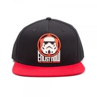 star wars enlist now the galactic empire stormtrooper logo snapback ba ...