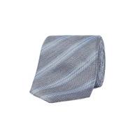 studio blue linen mix stripe tie 0 blue