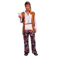 standard mens hippy man costume