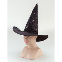 star print ladies witch hat