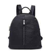 STREET DREAMS BLACK ZIP FRONT BACKPACK