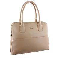 STORM MAYFAIR DOUBLE ZIP TOP HANDBAG BISCUIT