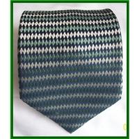 st michael blue light green mid green diamond patterned tie