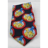 St Michael from M&S navy Simpsons tie