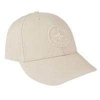 stone island embossed logo baseball cap