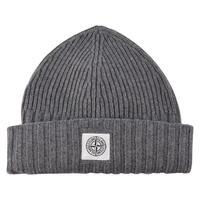 STONE ISLAND Junior Boys Knitted Logo Beanie