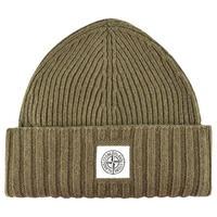 STONE ISLAND Junior Boys Knitted Logo Beanie