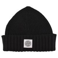 stone island junior boys knitted logo beanie