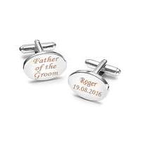 Stainless Steel Personalised Cufflinks