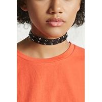 Strappy Faux Leather Choker