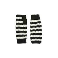 Striped Fingerless Gloves