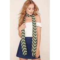 striped oblong scarf