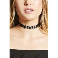 Strappy Medallion Choker