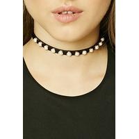 Studded Faux Leather Choker
