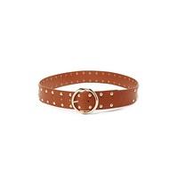 Studded Faux Leather Belt