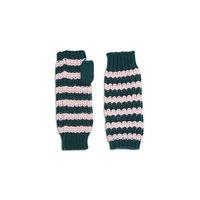 Striped Fingerless Gloves